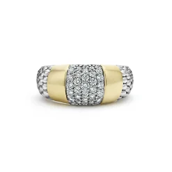 Cheap LAGOS Two-Tone Station Diamond Ring