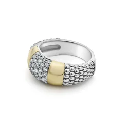 Cheap LAGOS Two-Tone Station Diamond Ring