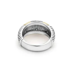Cheap LAGOS Two-Tone Station Diamond Ring