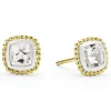 Shop LAGOS Two-Tone White Topaz Stud Earrings
