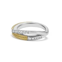 Flash Sale LAGOS Two-Tone X Diamond Ring