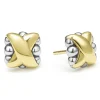 Discount LAGOS Two-Tone X Stud Earrings