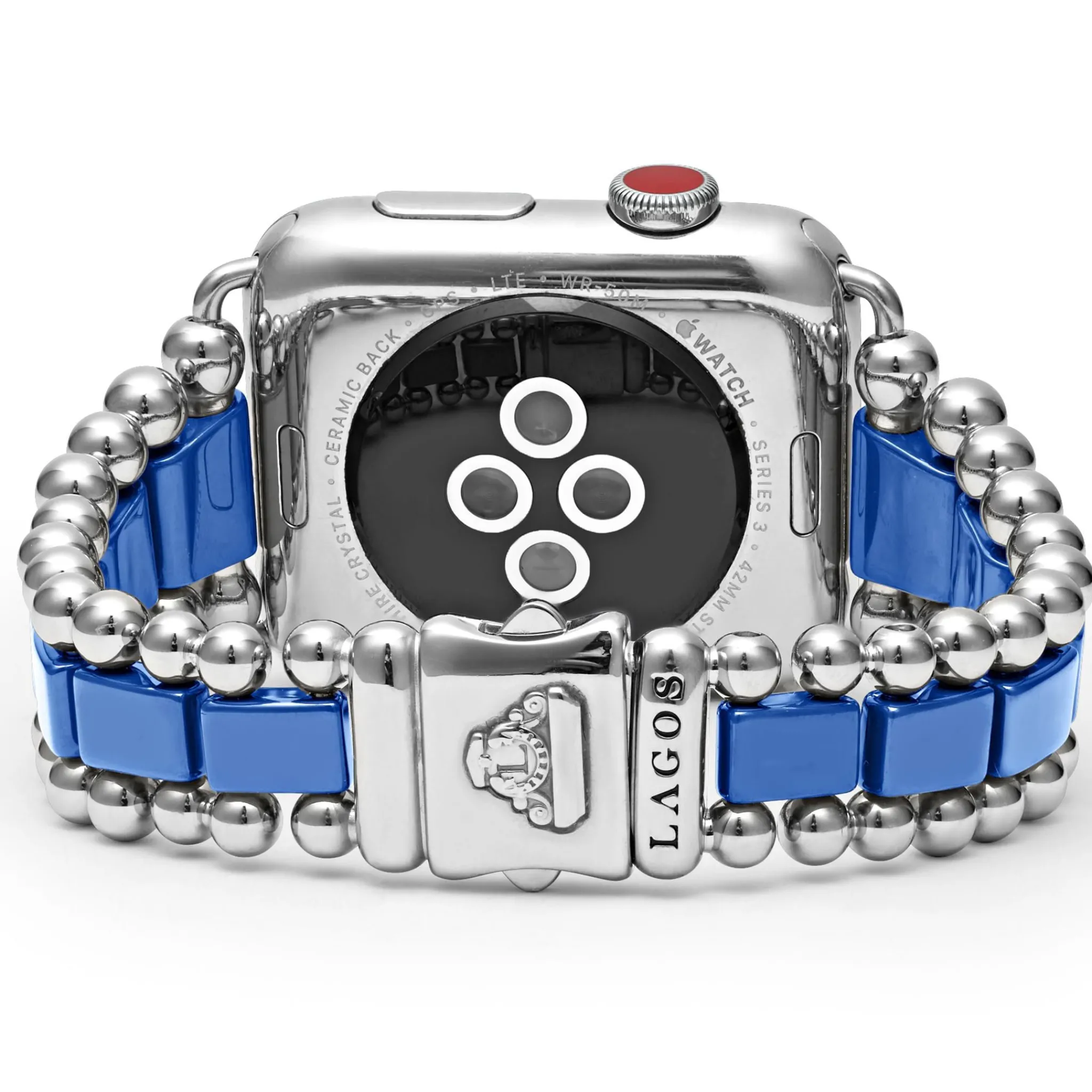Flash Sale LAGOS Ultramarine Ceramic And Stainless Steel Watch Bracelet-42-49Mm