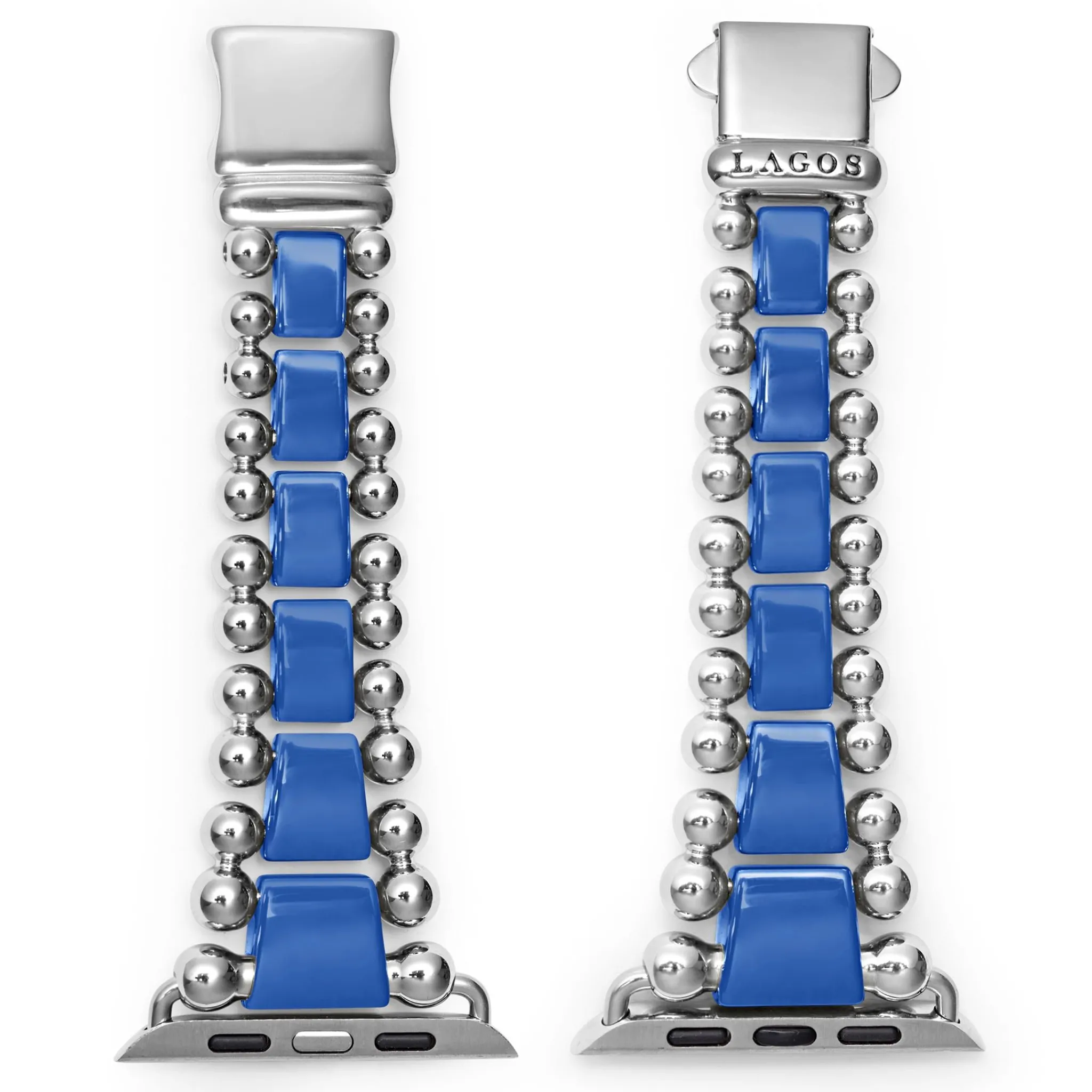 Flash Sale LAGOS Ultramarine Ceramic And Stainless Steel Watch Bracelet-42-49Mm