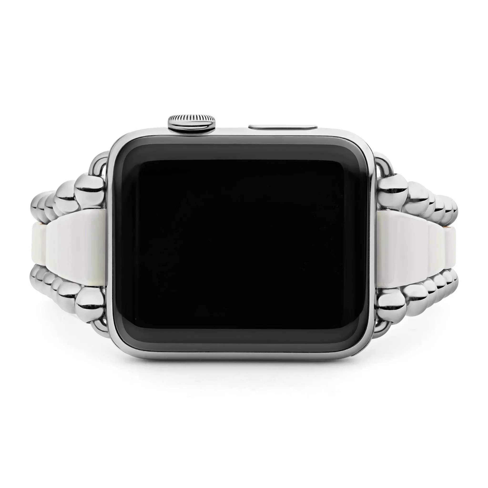 Cheap LAGOS White Ceramic And Stainless Steel Watch Bracelet-42-49Mm