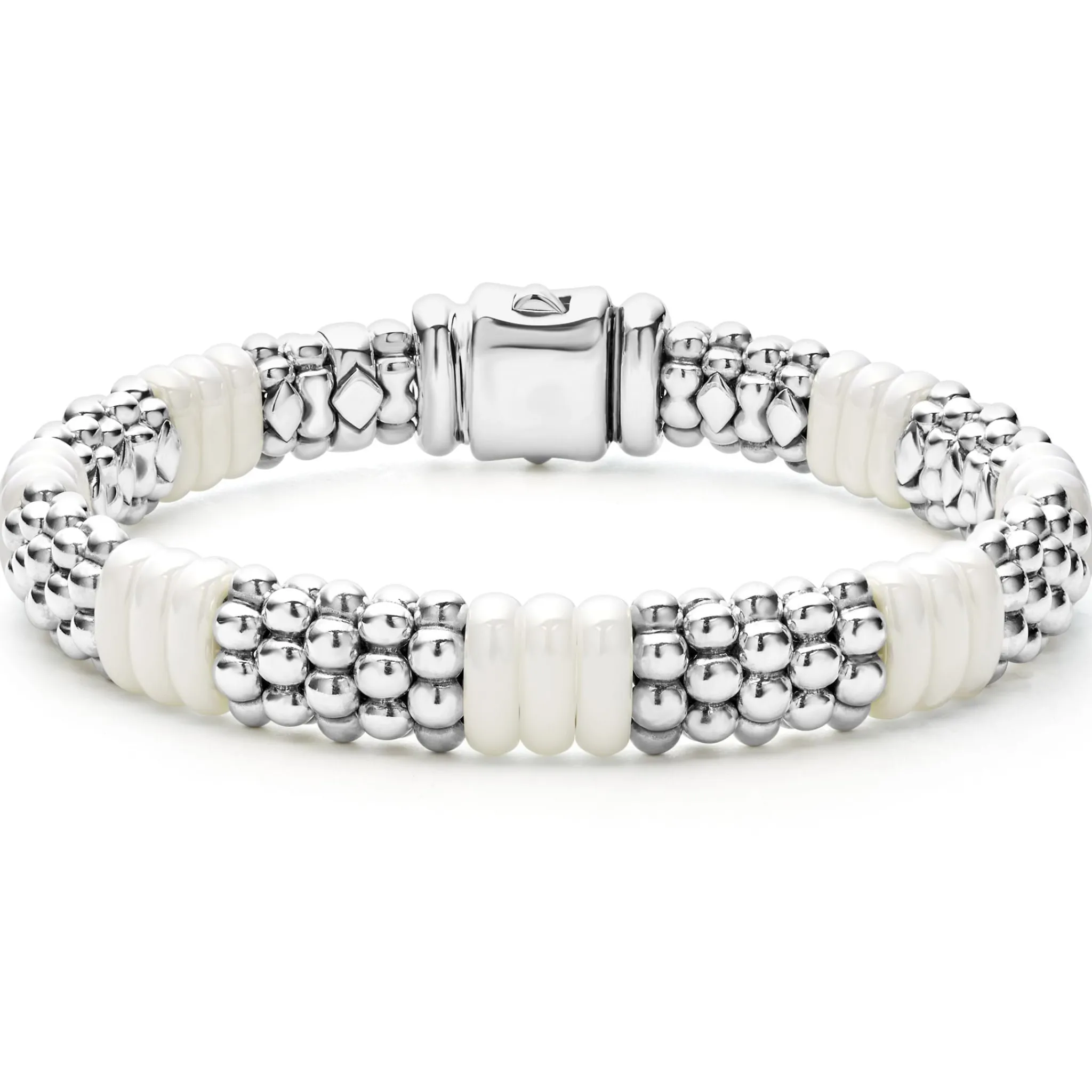 Store LAGOS White Ceramic Caviar Bracelet Gift Set