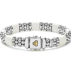 Store LAGOS White Ceramic Caviar Bracelet Gift Set