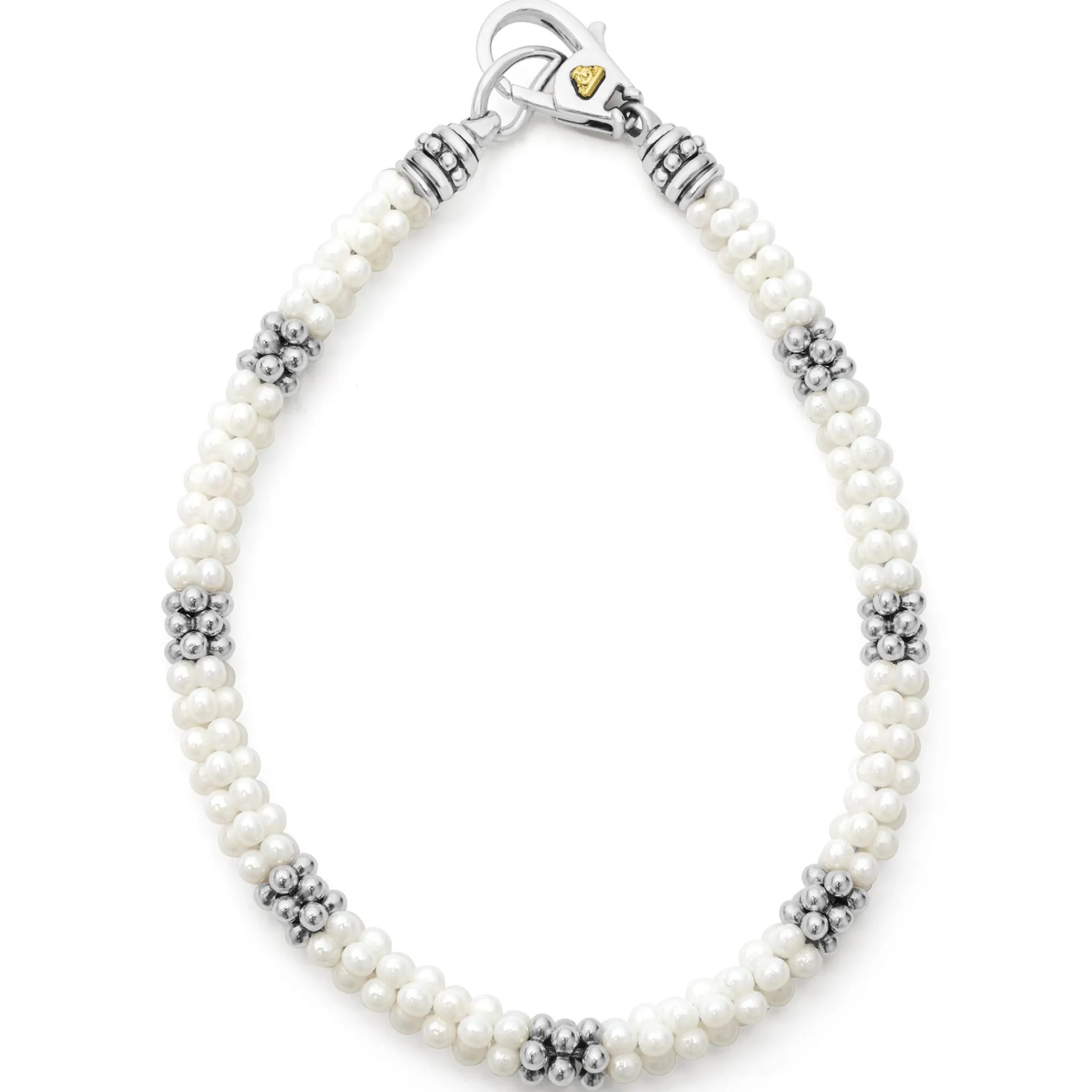 Store LAGOS White Ceramic Caviar Bracelet Gift Set