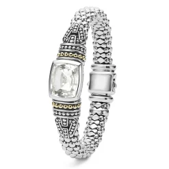 Cheap LAGOS White Topaz Caviar Bracelet | 9Mm