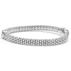 Flash Sale LAGOS White Topaz Caviar Bracelet | 6Mm