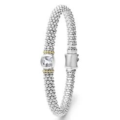Flash Sale LAGOS White Topaz Caviar Bracelet | 6Mm