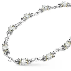 Fashion LAGOS White Topaz Caviar Necklace