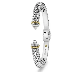 Fashion LAGOS White Topaz Cuff Bracelet | 8Mm