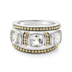 Hot LAGOS White Topaz Stacking Rings