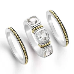 Sale LAGOS White Topaz Stacking Rings