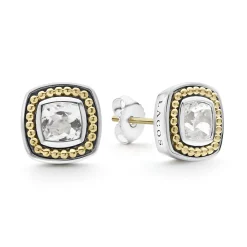 Store LAGOS White Topaz Stud Earrings