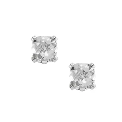 Store LAGOS White Topaz Stud Earrings