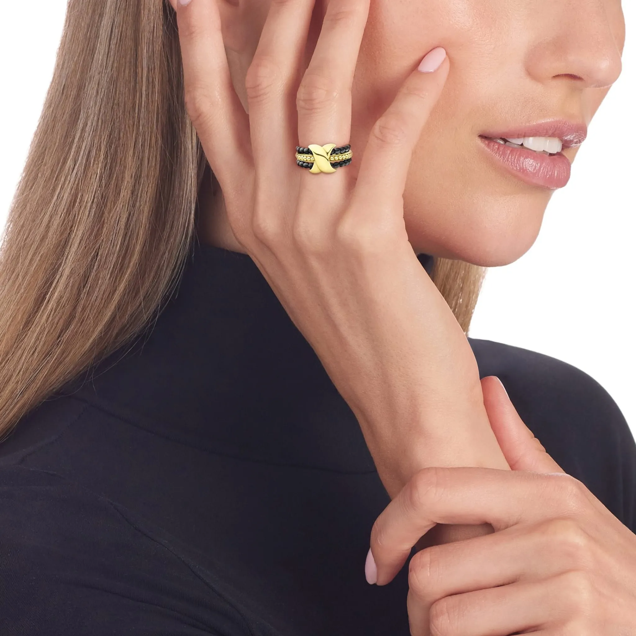 Online LAGOS X Stacking Ring Set