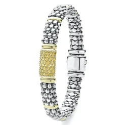 Store LAGOS Yellow Sapphire Caviar Bracelet | 9Mm
